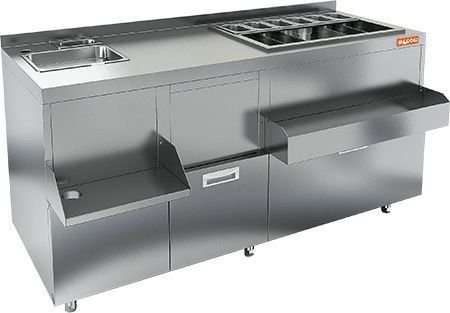 Станция барная с бортом Hicold нбмкс-15/7бпк