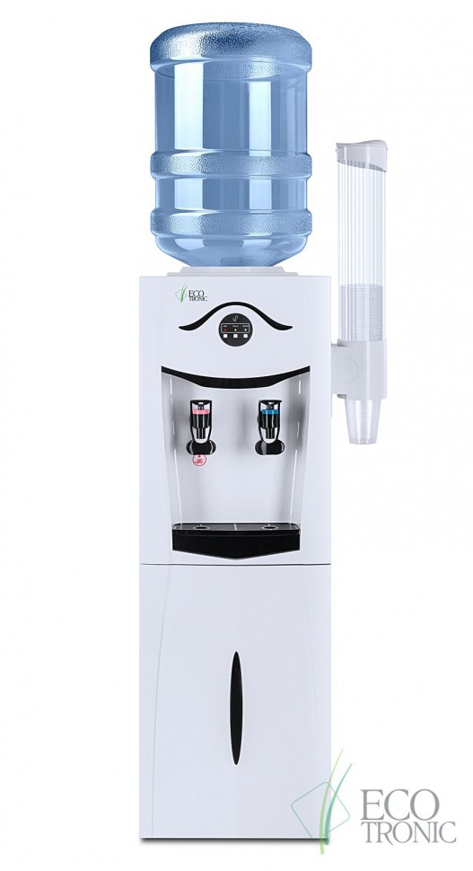 Кулер Ecotronic K21-LF white-black с холодильником